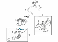 OEM Ford Escape GASKET Diagram - LX6Z-9D476-A