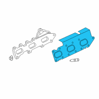 OEM Ford F-150 Manifold Gasket Diagram - HL7Z-9448-B