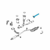 OEM Ford Taurus Intermed Pipe Diagram - 8A8Z-5A212-A