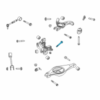 OEM Ford Taurus Hub Assembly Bolt Diagram - -W714333-S439