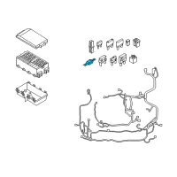 OEM Lincoln MKZ Main Fuse Diagram - F87Z-14526-AA