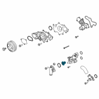 OEM Ford Expedition Thermostat Diagram - HL3Z-8575-A