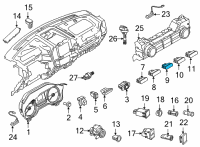OEM Ford F-150 SWITCH ASY Diagram - ML3Z-13D730-CB