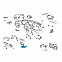 OEM Ford Expedition Ashtray Diagram - YL3Z-1504810-AAD