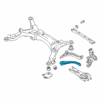 OEM Ford Freestyle Lateral Arm Diagram - 8G1Z-5500-B