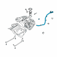 OEM Ford Fusion Filler Pipe Diagram - DG9Z-9034-R