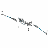 OEM Ford Explorer Tie Rod Diagram - L1MZ-3280-E