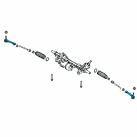 OEM Ford Explorer Outer Tie Rod Diagram - L1MZ-3A130-B