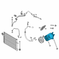 OEM Ford Escape Compressor Assembly Diagram - CV6Z-19703-L