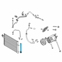 OEM Ford Escape Drier Diagram - CV6Z-19C836-A