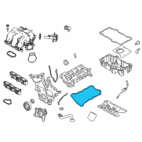 OEM Ford Fusion Valve Cover Gasket Diagram - 6E5Z-6584-AA