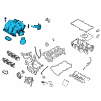 OEM Ford Fusion Intake Manifold Diagram - 6E5Z-9424-BA