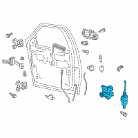 OEM Ford Expedition Latch Assembly Diagram - BL1Z-78219A65-A