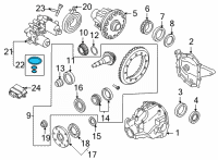 OEM Ford Expedition Axle Seal Diagram - JL1Z-9F598-A