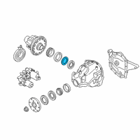 OEM Ford Expedition Differential Assembly Diagram - JL1Z-4026-A