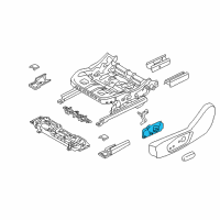 OEM Ford Fusion Adjuster Switch Diagram - DG9Z-14A701-AE