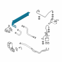 OEM Ford EcoSport Oil Cooler Diagram - H6BZ-7A095-C