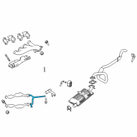 OEM Ford Crown Victoria Front Pipe Diagram - 4W7Z-5246-AA