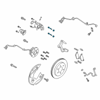 OEM Ford Expedition Caliper Mount Kit Diagram - JL1Z-2C150-A