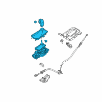 OEM 2017 Lincoln MKT Gear Shift Assembly Diagram - GE9Z-7210-CA