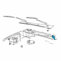 OEM Ford Ranger Arm & Pivot Assembly Diagram - 6L5Z-17567-AA