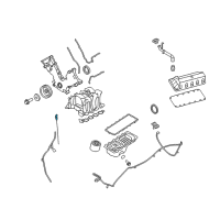 OEM Ford E-150 Dipstick Diagram - 1C2Z-6750-AA