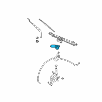 OEM Ford Wiper Motor Assembly Diagram - 8R3Z-17508-A
