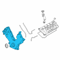 OEM Ford Front Cover Diagram - 7L3Z-6019-A