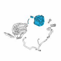 OEM Ford Escape Heater Assembly Diagram - 6L8Z-18478-AA