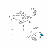 OEM Ford Taurus Lower Control Arm Rear Bracket Diagram - 9G1Z-3C339-A