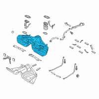 OEM Ford Mustang Fuel Tank Diagram - FR3Z-9002-A