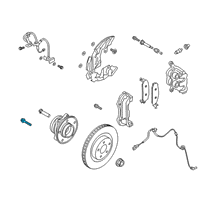 OEM Ford F-150 Hub Assembly Mount Bolt Diagram - -W719969-S900