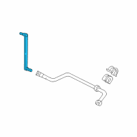 OEM Ford Freestar Stabilizer Link Diagram - 6F2Z-5K483-A