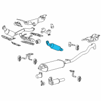 OEM Ford Expedition Converter & Pipe Diagram - 8L1Z-5E212-A