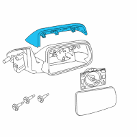 OEM Ford Focus Mirror Cover Diagram - 8S4Z-17D742-AA