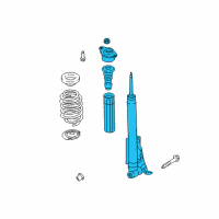 OEM Ford EcoSport Shock Assembly Diagram - GN1Z-18125-AN