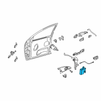 OEM Ford Focus Latch Assembly Diagram - 5S4Z-5421812-D