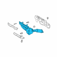 OEM Ford Fiesta Manifold With Converter Diagram - AE8Z-5G232-A