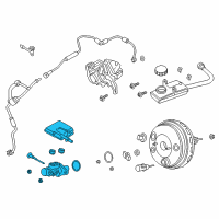 OEM 2014 Ford C-Max Master Cylinder Diagram - FV6Z-2140-A