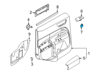 OEM Ford Explorer Window Switch Diagram - LB5Z-14529-BB