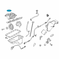 OEM Ford Explorer Sport Trac Intake Manifold Upper Seal Diagram - 3L3Z-9E936-AA