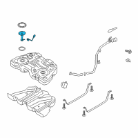 OEM Lincoln MKZ Fuel Pump Diagram - HG9Z-9H307-A