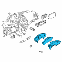 OEM Ford C-Max Cluster Assembly Diagram - DM5Z-10849-AA