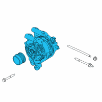 OEM Ford Fusion Alternator Diagram - G2GZ-10346-A