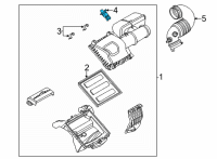 OEM Ford E-350 Super Duty Air Mass Sensor Diagram - JX6Z-12B579-A