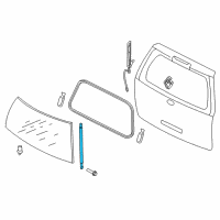 OEM Ford Expedition Window Lift Cylinder Diagram - 7L1Z-7842104-A