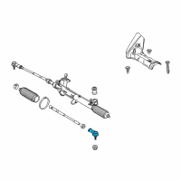 OEM Ford Transit Connect Outer Tie Rod Diagram - 2T1Z-3A130-A