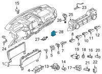 OEM Ford F-150 SWITCH ASY Diagram - ML3Z-13A350-AA