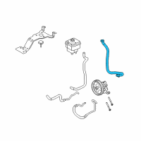 OEM Ford E-150 Power Steering Suction Hose Diagram - HC2Z-3691-C