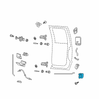 OEM Ford Expedition Latch Diagram - CL3Z-1626412-A